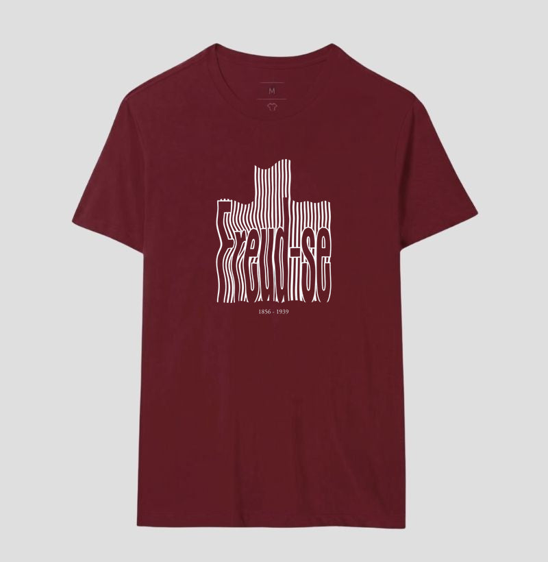 Camiseta Psicanálise "Freud-se" | Sigmund Freud & Op-Art Streetwear