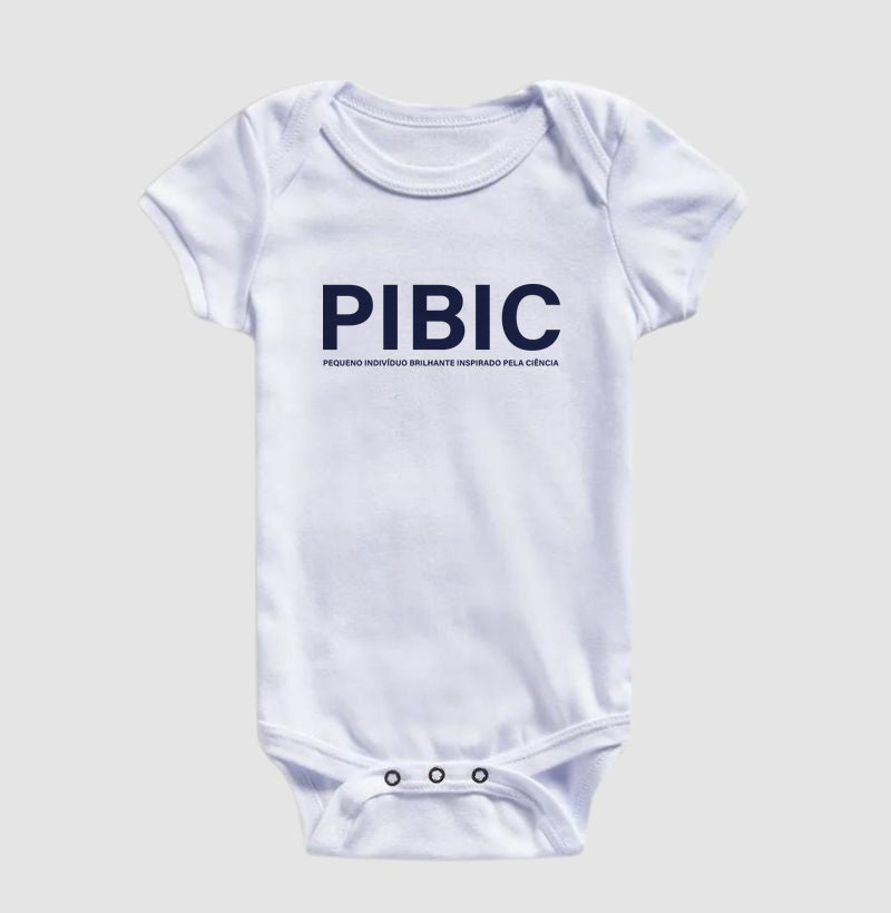 Body Infantil Vida Acadêmica - PIBIC (Iniciação Científica) | Tipografia Minimalista