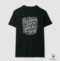 Camiseta Algodão Peruano "Psicologia Laica Graças a Deus" | Edição Hand Lettering