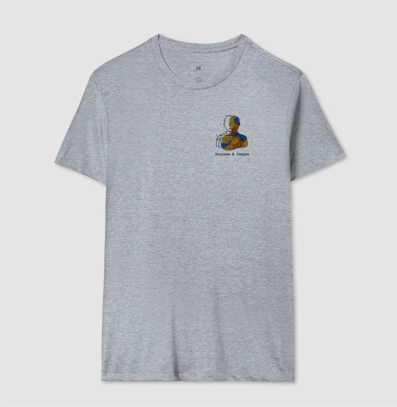 Camiseta Psicanálise Françoise Dolto - Esquema & Imagem Corporal | Ilustração Minimalista