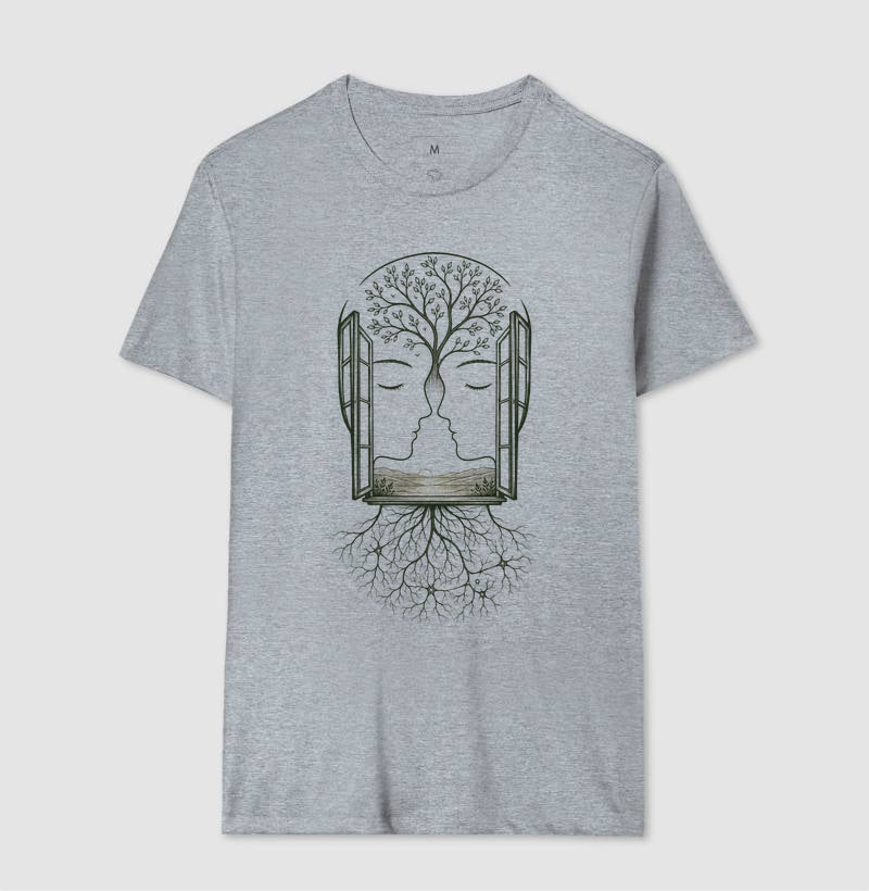 Camiseta "Gestalt: Figura, Fundo e Totalidade" | A Poesia da Percepção