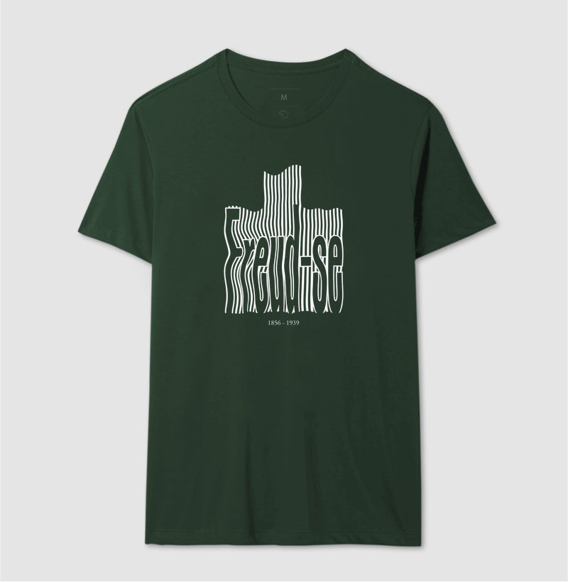 Camiseta Psicanálise "Freud-se" | Sigmund Freud & Op-Art Streetwear