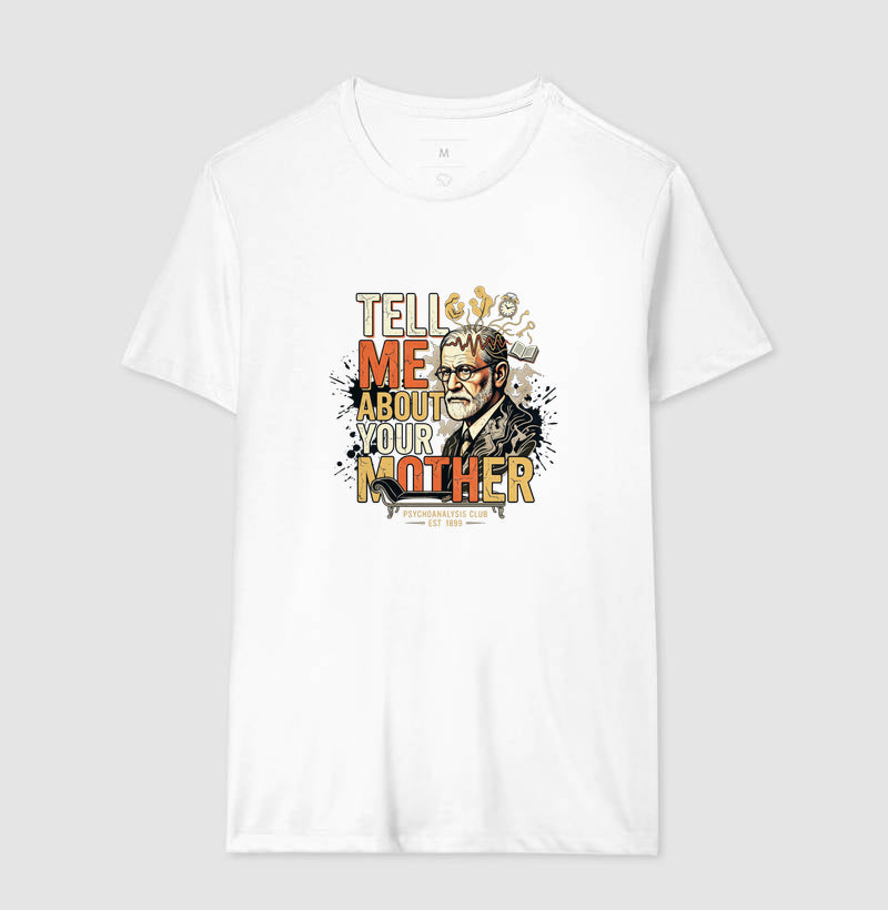 Camiseta Psicanálise Freud - Tell Me About Your Mother | Vintage