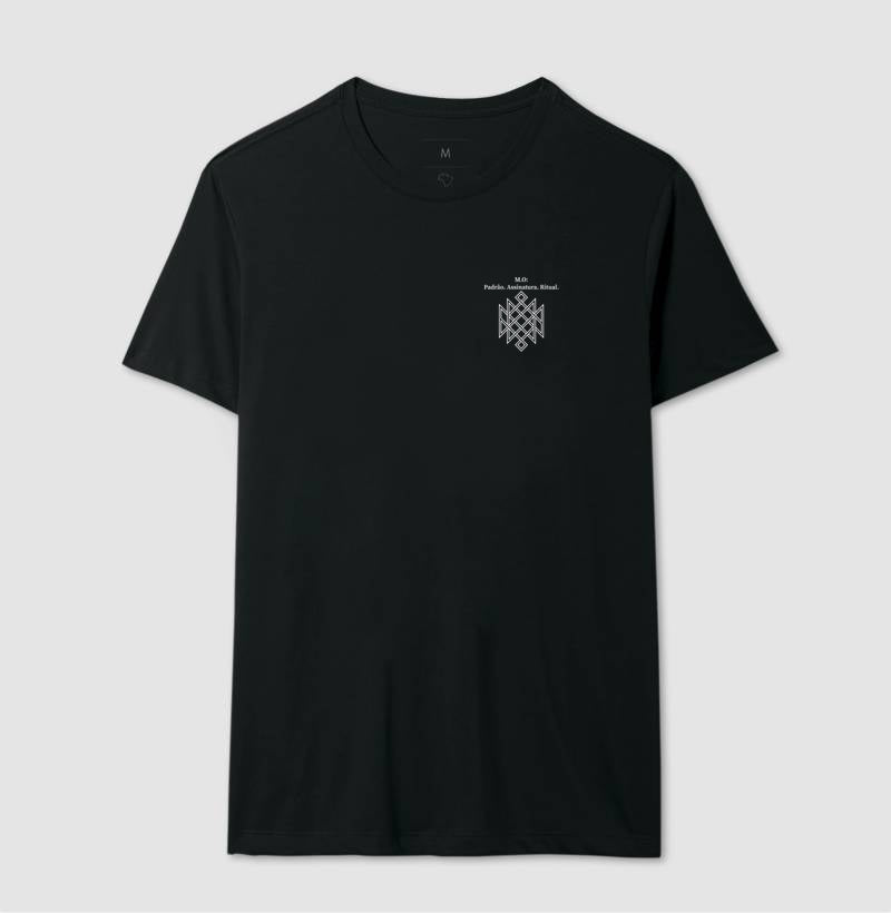 Camiseta Psicologia Forense - M.O: Padrão, Assinatura e Ritual | Minimalista Noir