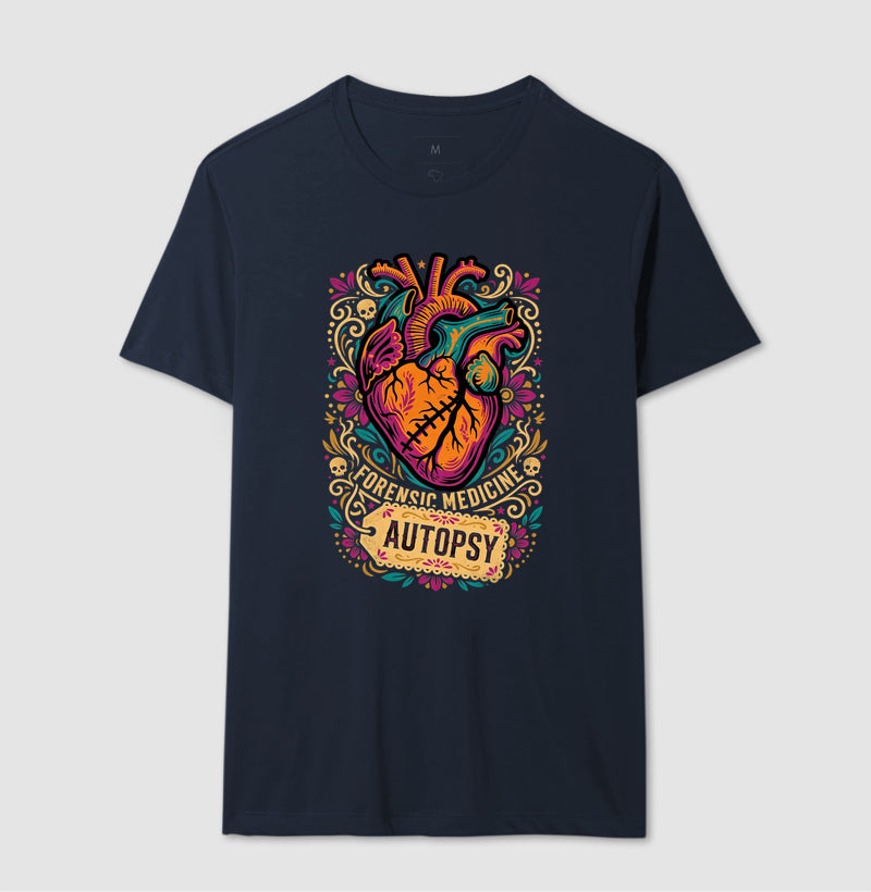 Camiseta Medicina Legal "Autopsy" | A Arte da Patologia Forense