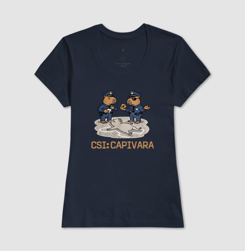 Camiseta CSI: Capivara | True Crime Brasileiro