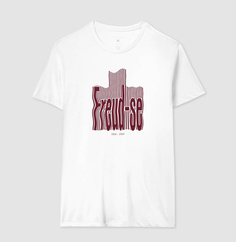 Camiseta Psicanálise "Freud-se" | Sigmund Freud & Op-Art Streetwear