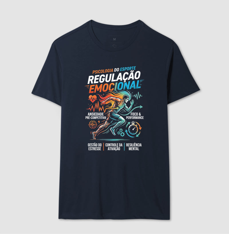 Camiseta Psicologia do Esporte "Regulação Emocional" | A Mente Campeã
