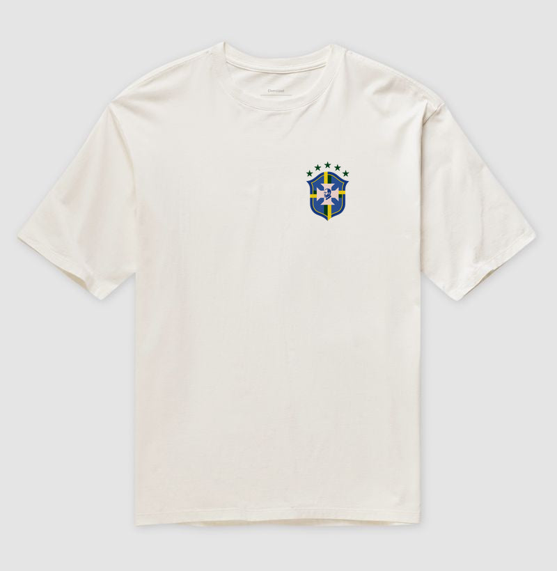 Camiseta Oversized Psicanálise Freud CBF - Campeão do Inconsciente