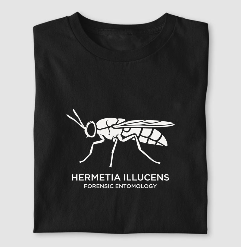 Camiseta "Hermetia Illucens" | O Minimalismo Forense