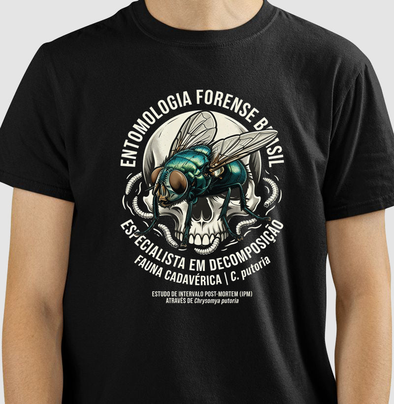 Camiseta "Entomologia Forense" | C. putoria - Especialista