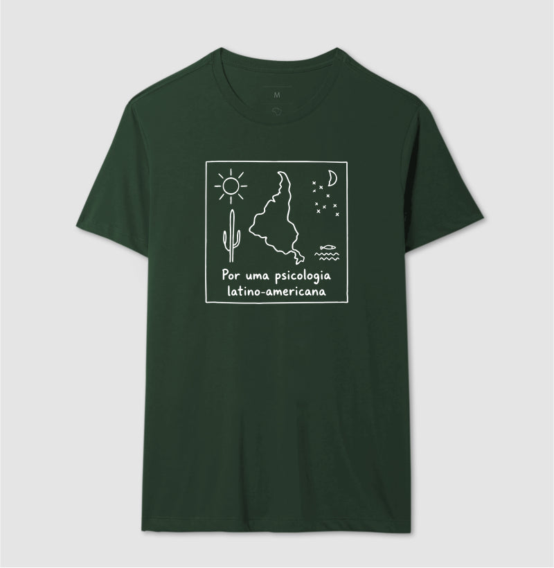 Camiseta "Por uma Psicologia Latino-Americana" | O Sul é o Nosso Norte