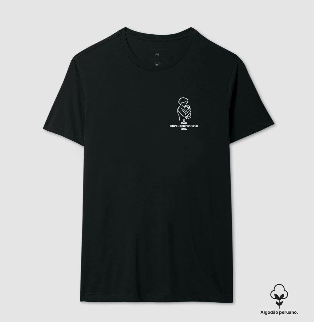 Camiseta Algodão Peruano Psicanálise Winnicott - Mãe Suficientemente Boa | Line Art