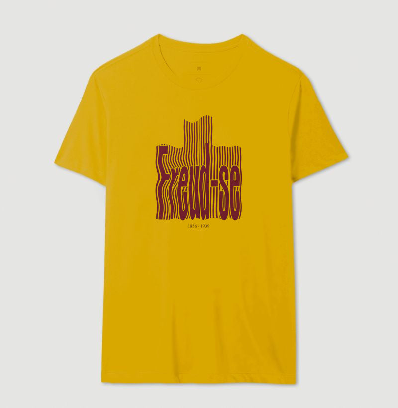 Camiseta Psicanálise "Freud-se" | Sigmund Freud & Op-Art Streetwear