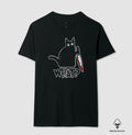 Camiseta Algodão Peruano Gato "What?" | O Suspeito Sem Remorso