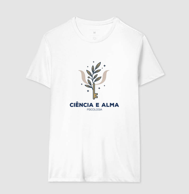 Camiseta Psicologia - Ciência e Alma (The Key of Insight)