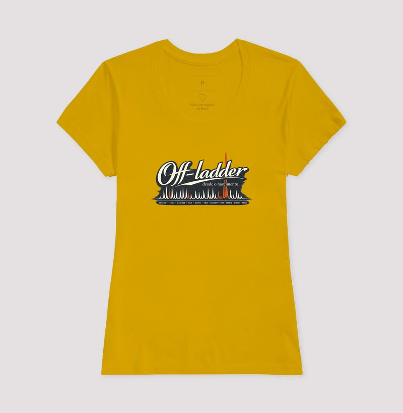 Camiseta Genética Forense "Off-Ladder Desde o Nascimento" | Fora do Padrão