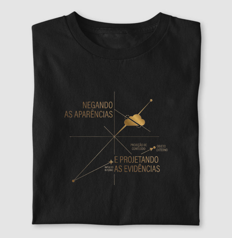 Camiseta Psicanálise Anna Freud - Mecanismos de Defesa (Negação e Projeção) | Diagrama Minimalista