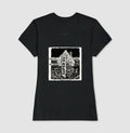 Camiseta Psicanálise Freud - Geografia da Psique (1ª e 2ª Tópica) | Xilogravura Clássica