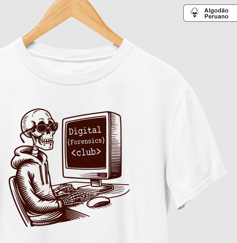 Camiseta Algodão Peruano Perícia Digital: O "Clube" dos Peritos | Digital {Forensics}