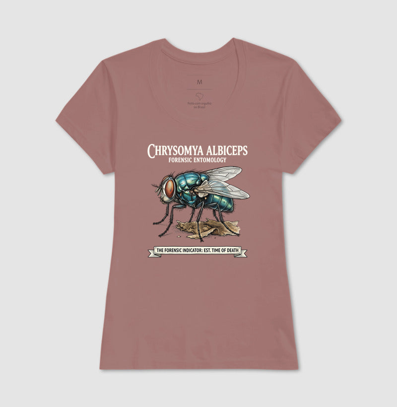Camiseta Entomologia Forense - Chrysomya Albiceps (Est. Time of Death) | Graphic Tee