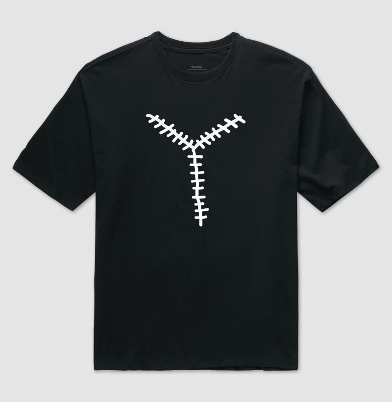 Camiseta  Oversized Forense - A Incisão em Y (Medicina Legal) | Minimalista Dark