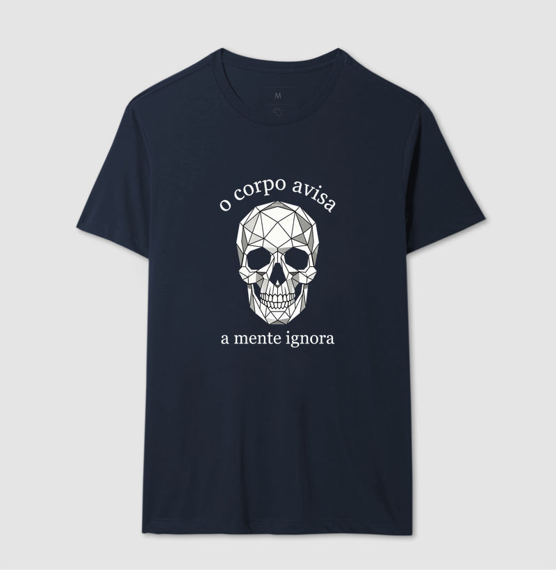 Camiseta Medicina Legal "O Corpo Avisa" | A Verdade Anatômica