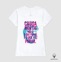 Camiseta Algodão Peruano "Causa Mortis" | O Que Fez Parar (Médico Legista)