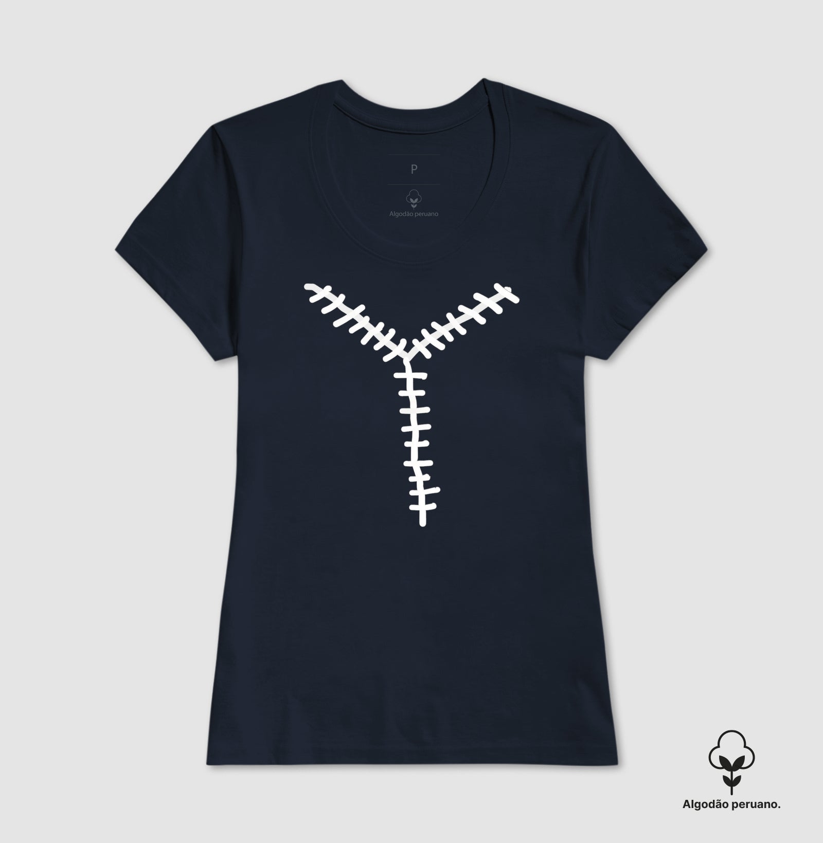 Camiseta Algodão Peruano Forense - A Incisão em Y (Medicina Legal) | Minimalista Dark