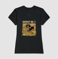Camiseta Cena do Crime - Suspeito Nº 1 (salsicha) | Humor Forense Pet