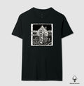 Camiseta Algodão Peruano Psicanálise Freud - Geografia da Psique (1ª e 2ª Tópica) | Xilogravura Clássica