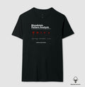 Camiseta Algodão Peruano Ciência Forense - Análise de Padrões de Sangue (BPA) | True Crime