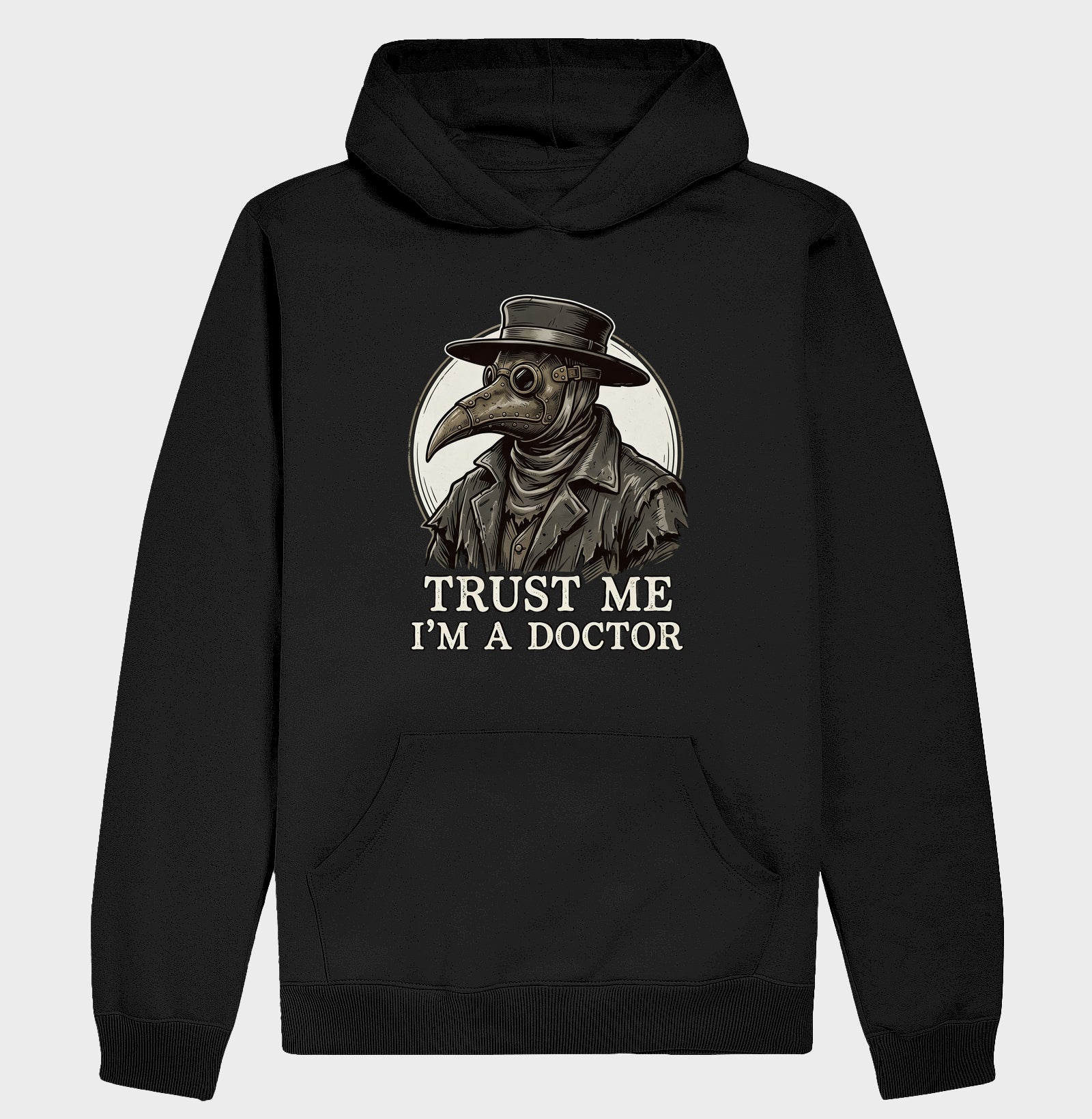 Hoodie Moletom Medicina Legal "Plague Doctor" | O Último Diagnóstico