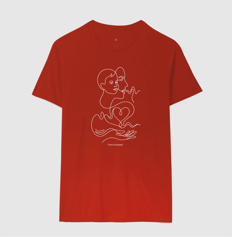 Camiseta Psicanálise Françoise Dolto - Tudo É Linguagem (Tout est langage) | Line Art Poética