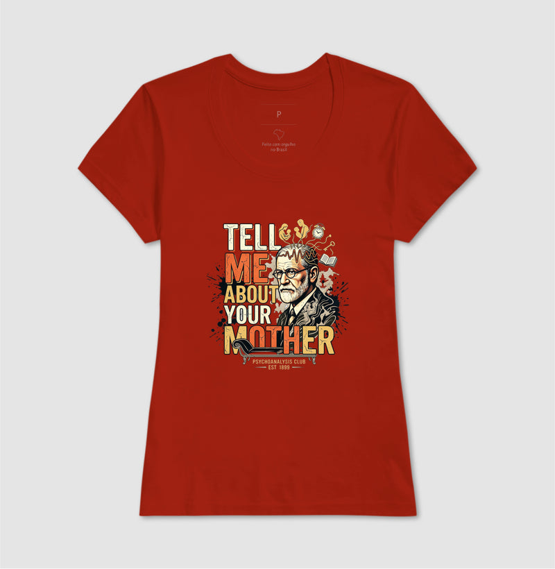 Camiseta Psicanálise Freud - Tell Me About Your Mother | Vintage