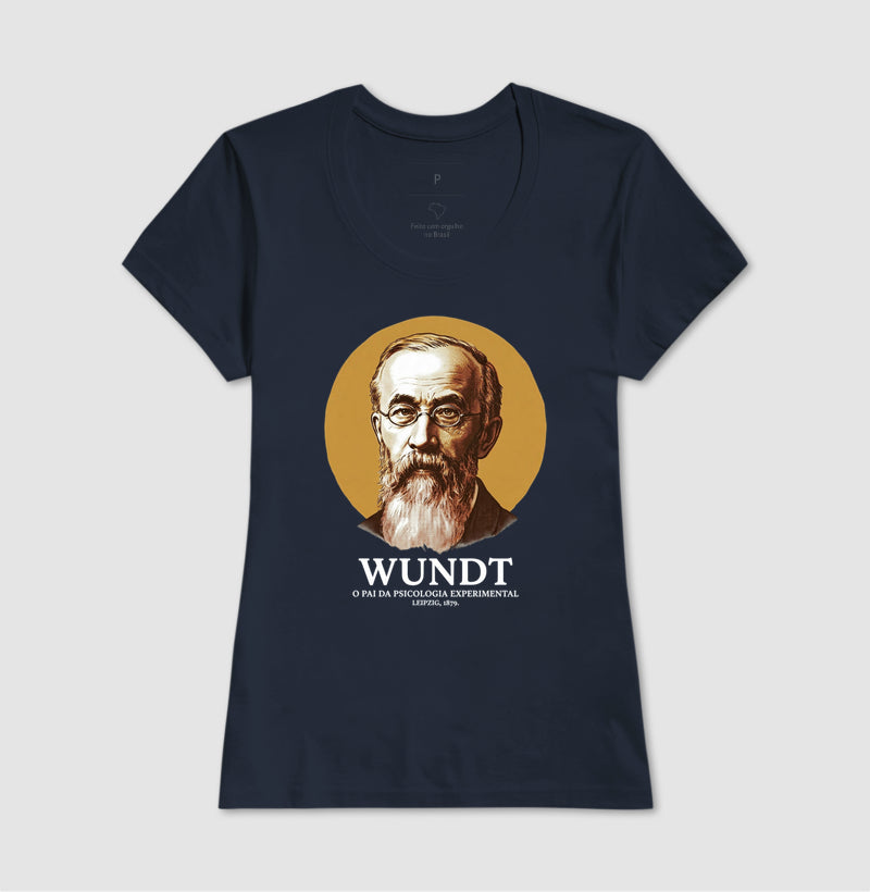 Camiseta "Wilhelm Wundt" | O Pai da Psicologia Experimental (Leipzig, 1879)