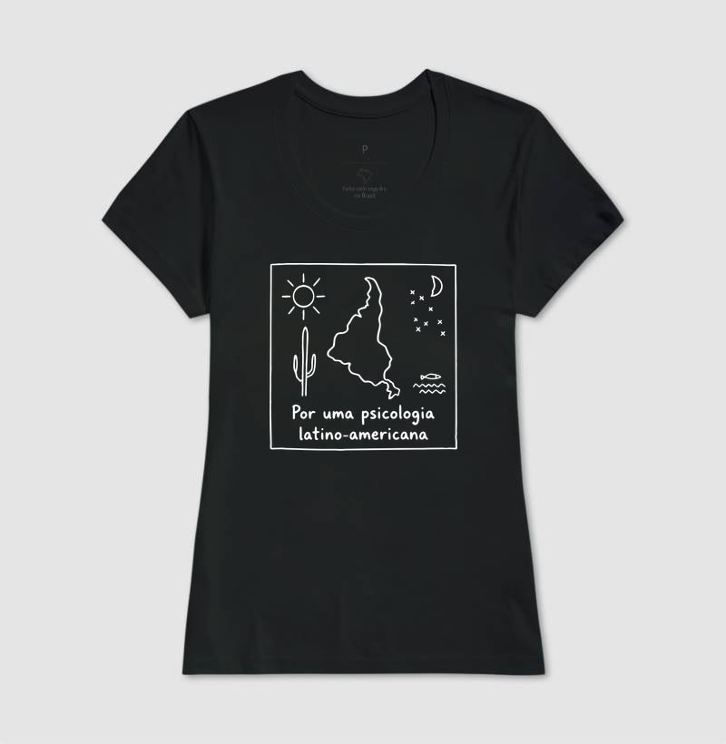 Camiseta "Por uma Psicologia Latino-Americana" | O Sul é o Nosso Norte