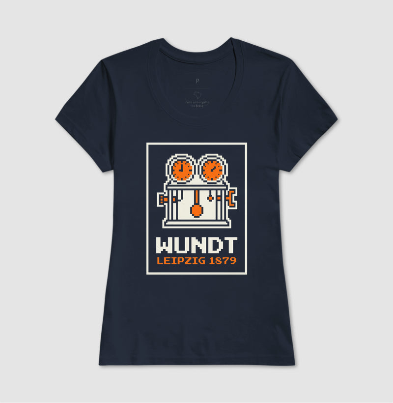 Camiseta Psicologia "Wundt: Leipzig 1879" | 8-Bit Pixel Art