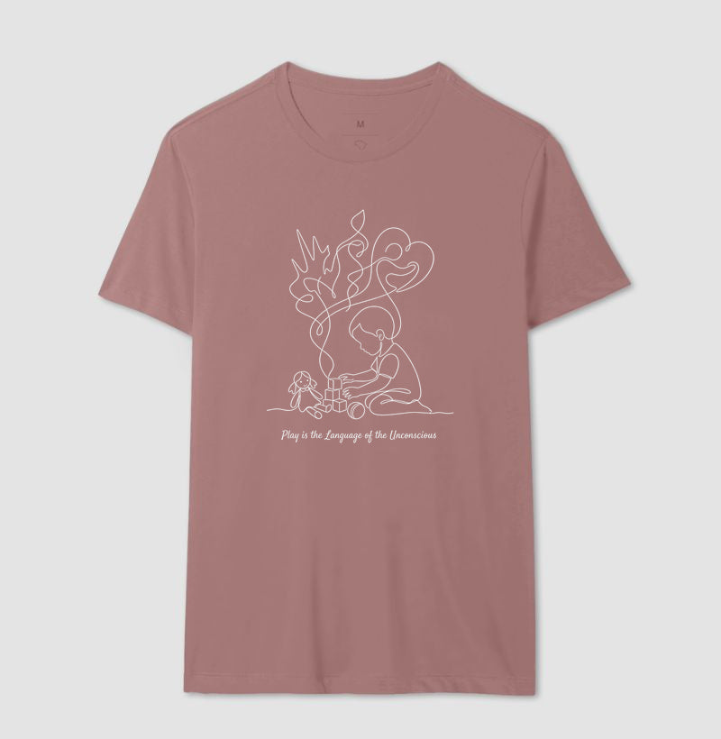 Camiseta Psicanálise Melanie Klein - A Linguagem do Brincar | Ilustração Contínua