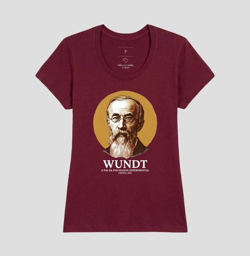 Camiseta "Wilhelm Wundt" | O Pai da Psicologia Experimental (Leipzig, 1879)