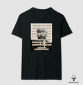 Camiseta Algodão Peruano Edmond Locard | "O Tempo que Passa é a Verdade que Foge"