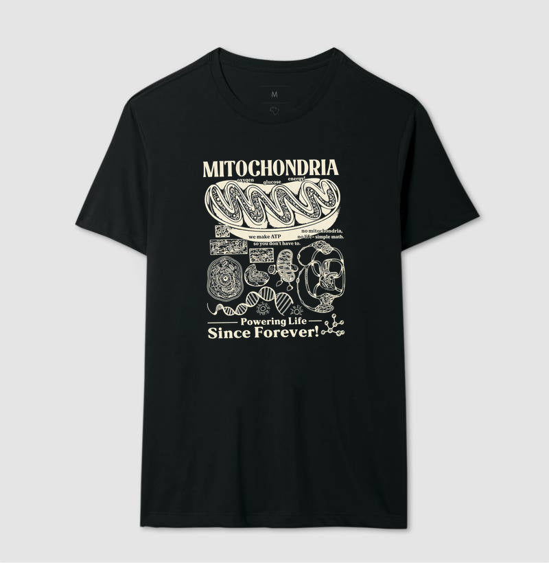 Camiseta "Mitochondria: Powering Life" | A Usina de Força da Vida