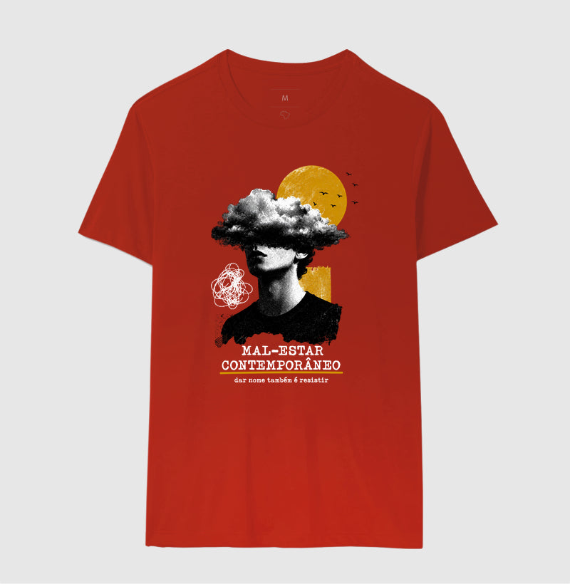 Camiseta "Mal-Estar Contemporâneo" | Dar Nome Também É Resistir