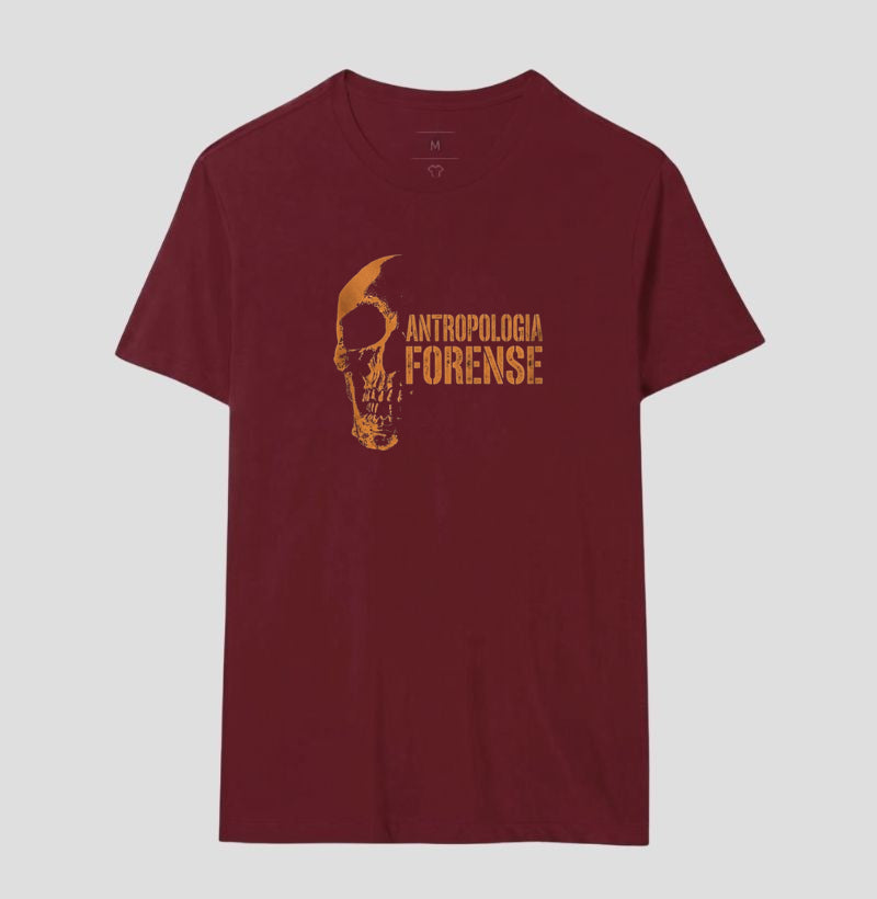 Camiseta Antropologia Forense | Os Ossos Revelam a História (Amber Style)