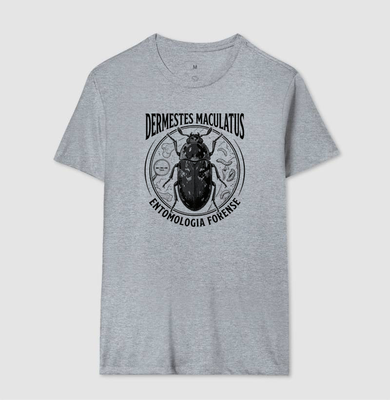Camiseta Besouro Dermestes Maculatus | Entomologia Forense