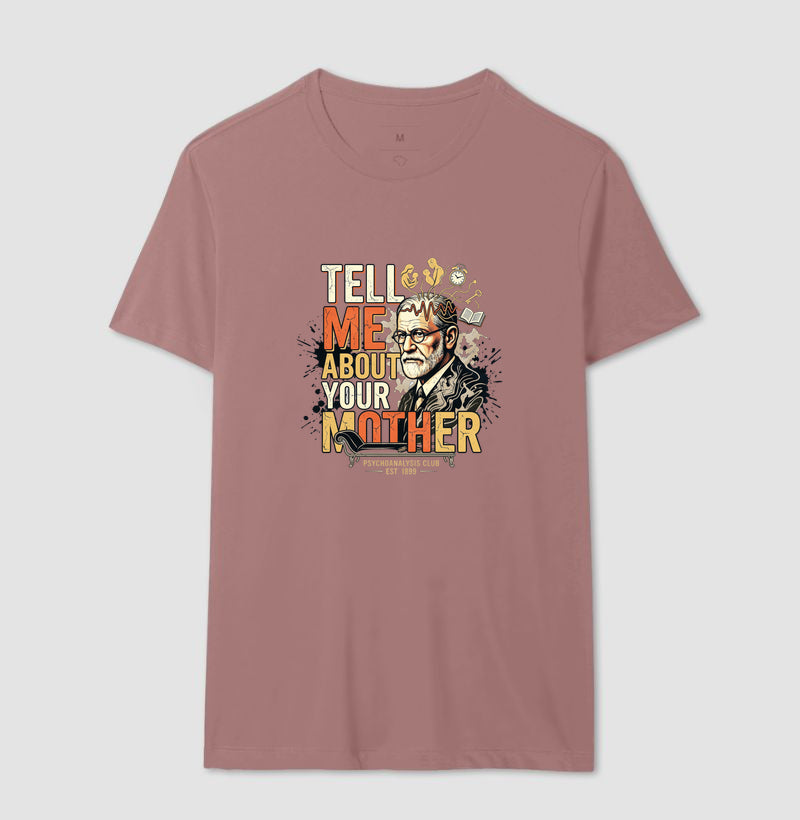Camiseta Psicanálise Freud - Tell Me About Your Mother | Vintage
