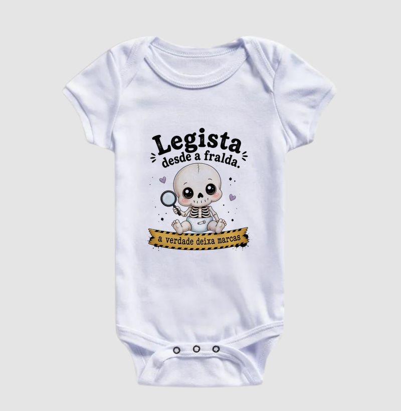 Body Infantil Medicina Legal "Legista Desde a Fralda" | O Pequeno Cientista do IML