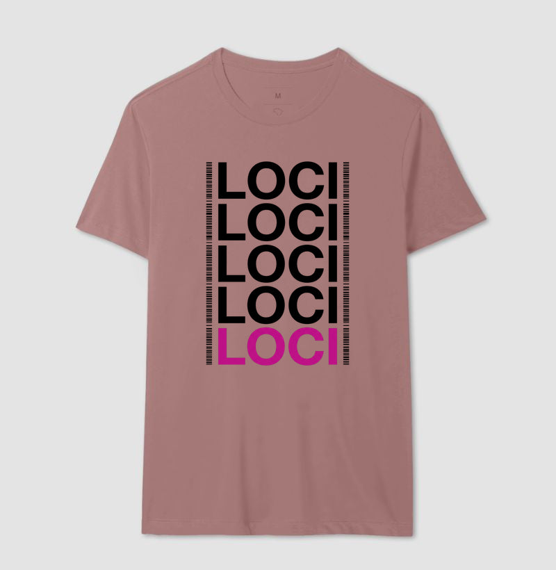Camiseta Genética Forense "LOCI" | O Painel do DNA & Identificação Humana