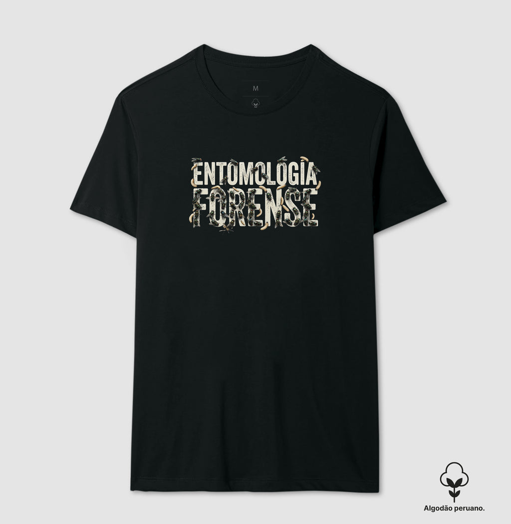 Camiseta Algodão Peruano Entomologia Forense | As Testemunhas