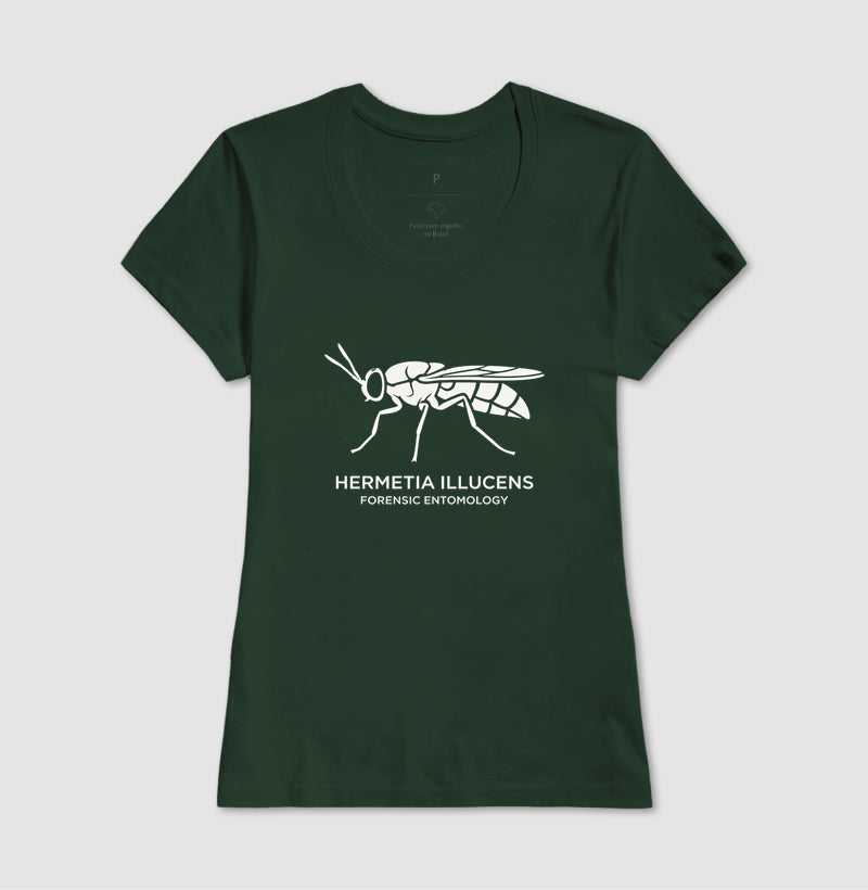 Camiseta "Hermetia Illucens" | O Minimalismo Forense